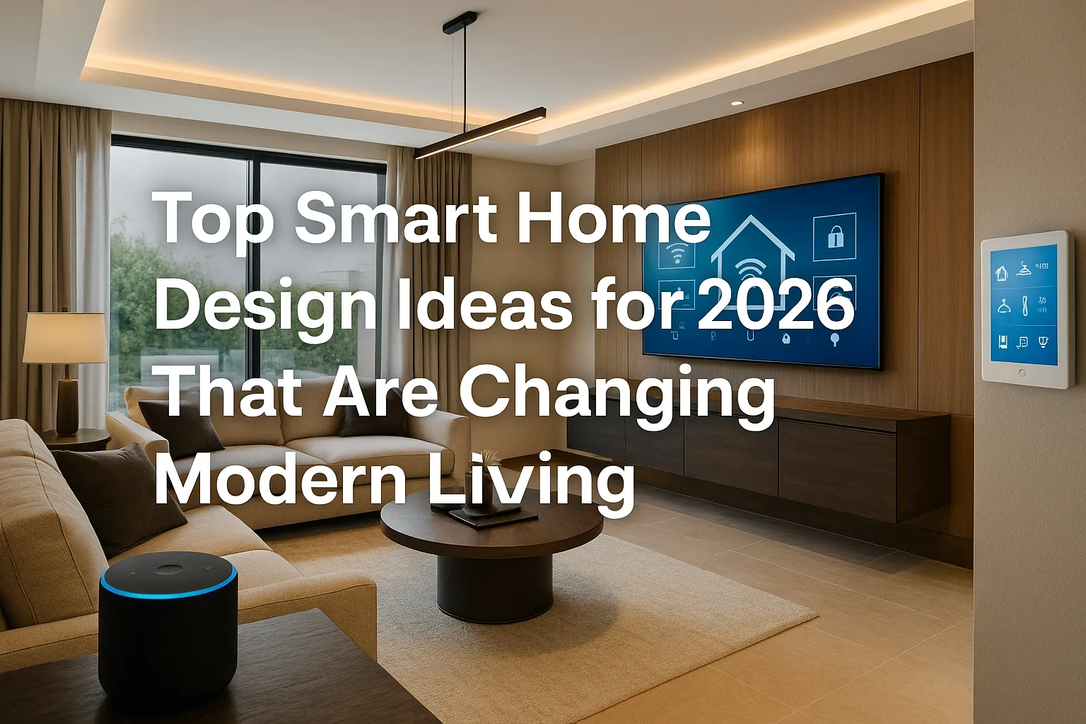 Top Smart Home Design Ideas for 2026 That Are Changing Modern Living