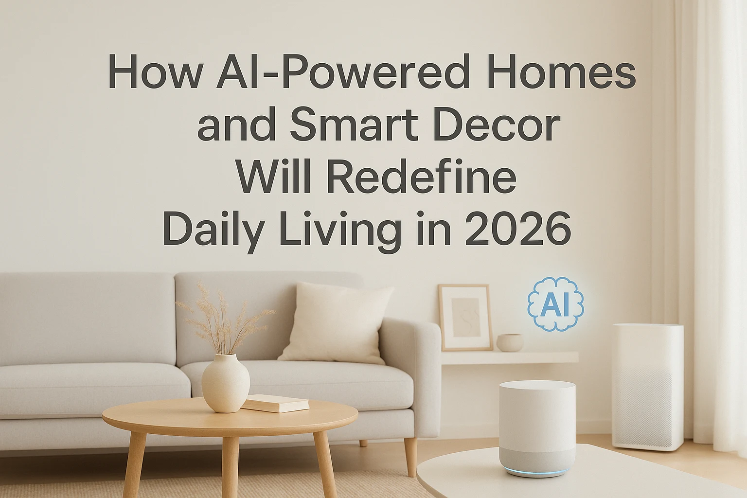 How AI-Powered Homes and Smart Decor Will Redefine Daily Living in 2026