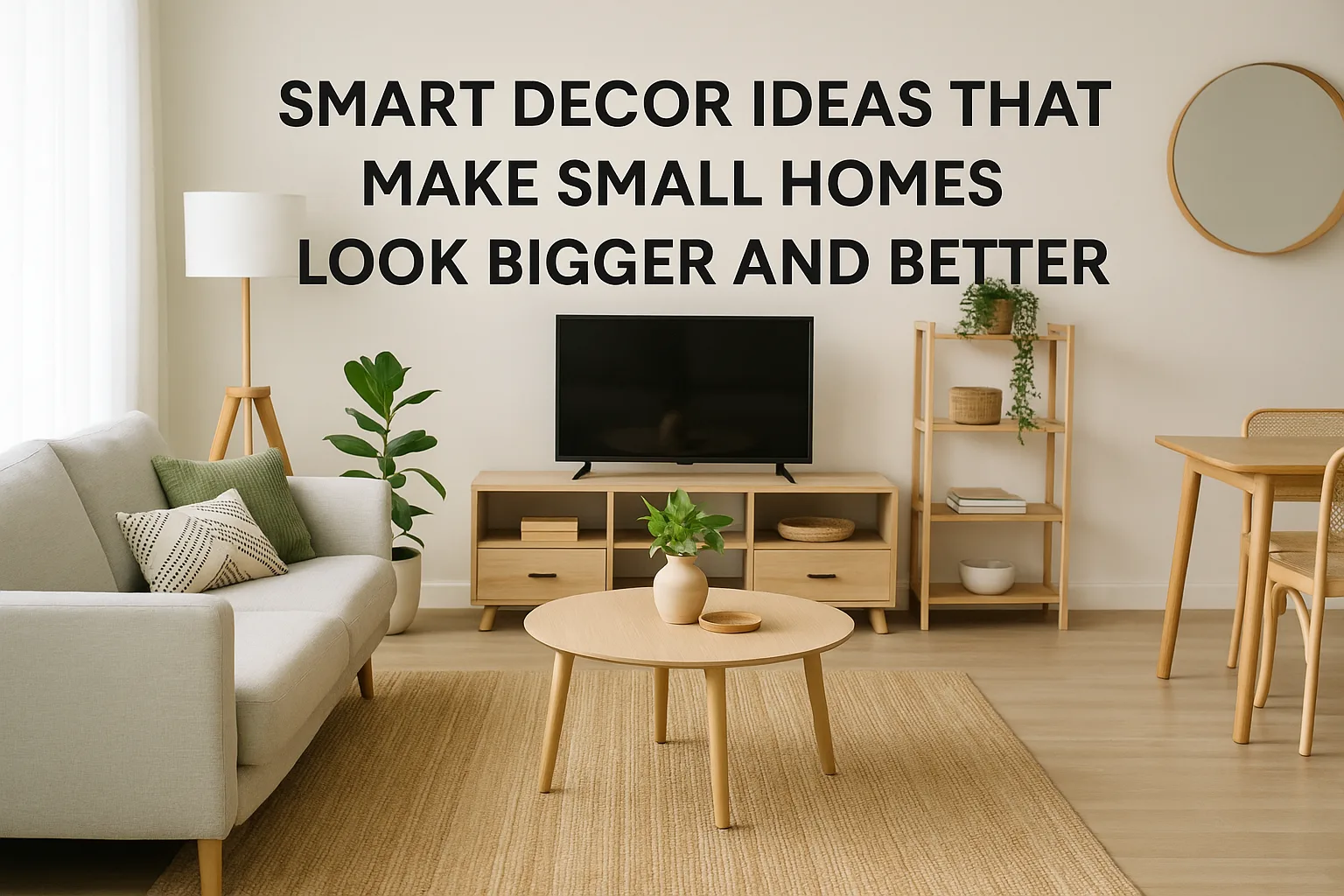 Smart Decor Ideas That Make Small Homes Look Bigger and Better