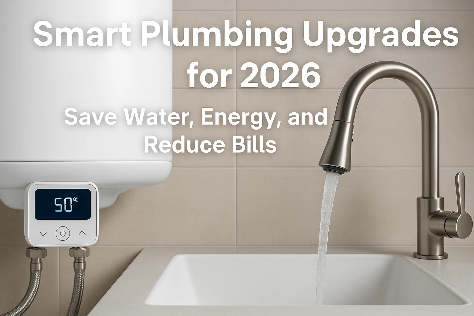 Smart Plumbing Upgrades for 2026: Save Water, Energy, and Reduce Bills