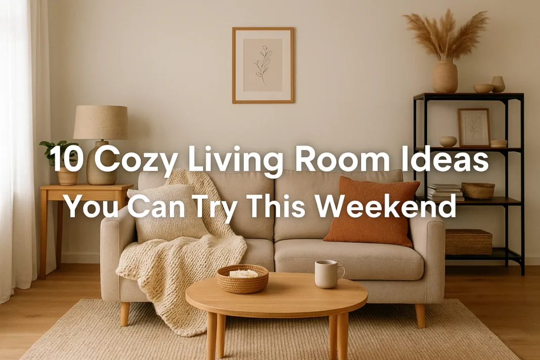 10 Cozy Living Room Ideas You Can Try This Weekend