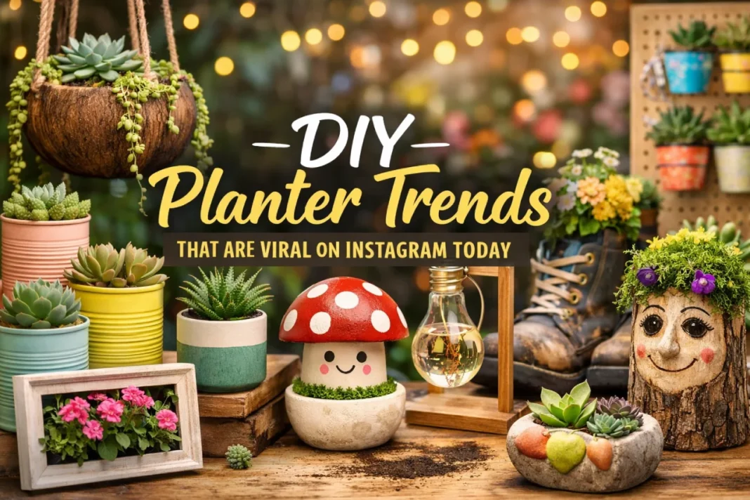 DIY Planter Trends That Are Viral on Instagram Today