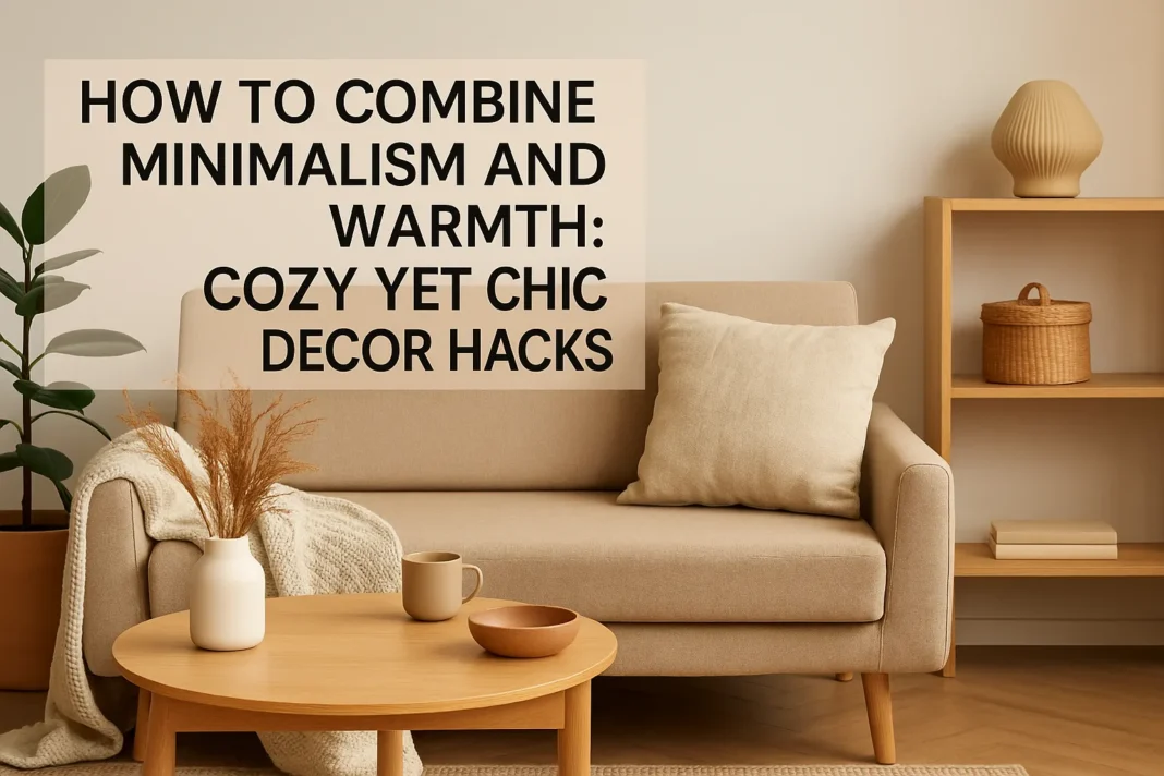 How to Combine Minimalism and Warmth Cozy Yet Chic Decor Hacks