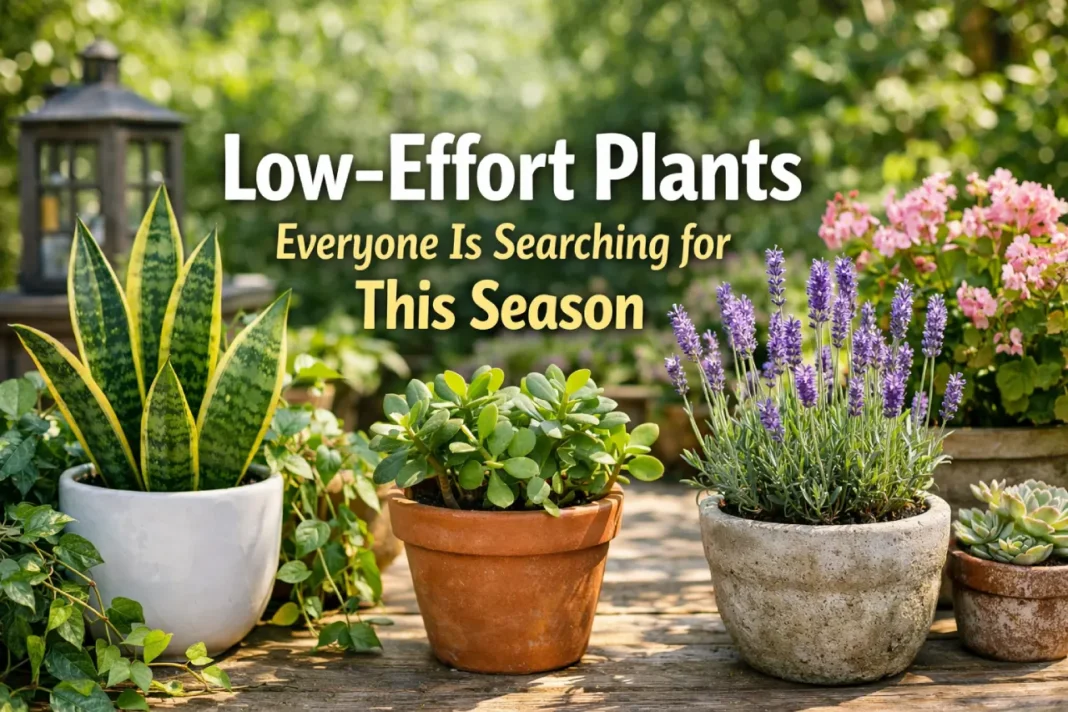 Low-Effort Plants Everyone Is Searching for This Season