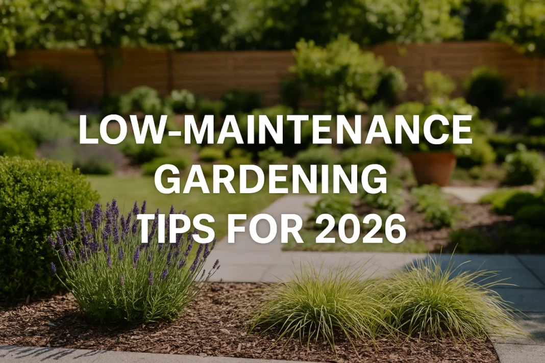 Low-Maintenance Gardening Tips for 2026
