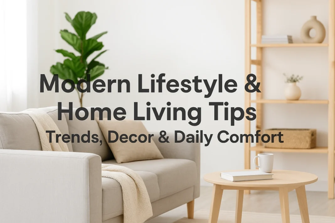 Modern Lifestyle & Home Living Tips – Trends, Decor & Daily Comfort