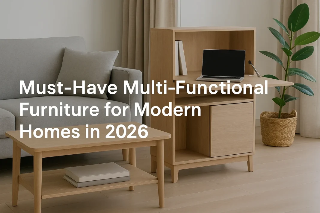Must-Have Multi-Functional Furniture for Modern Homes in 2026
