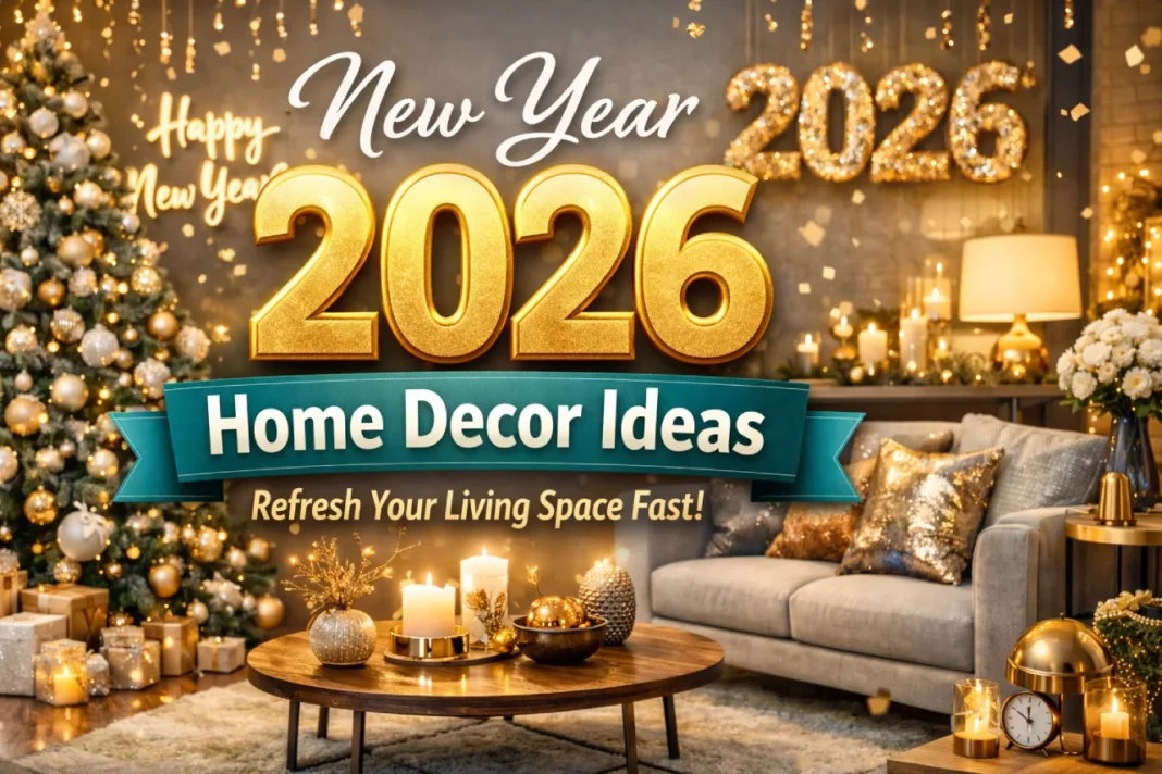 New Year 2026 Home Decor Ideas to Refresh Your Living Space Fast