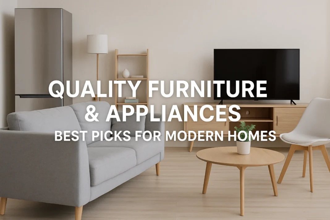 Quality Furniture & Appliances – Best Picks for Modern Homes