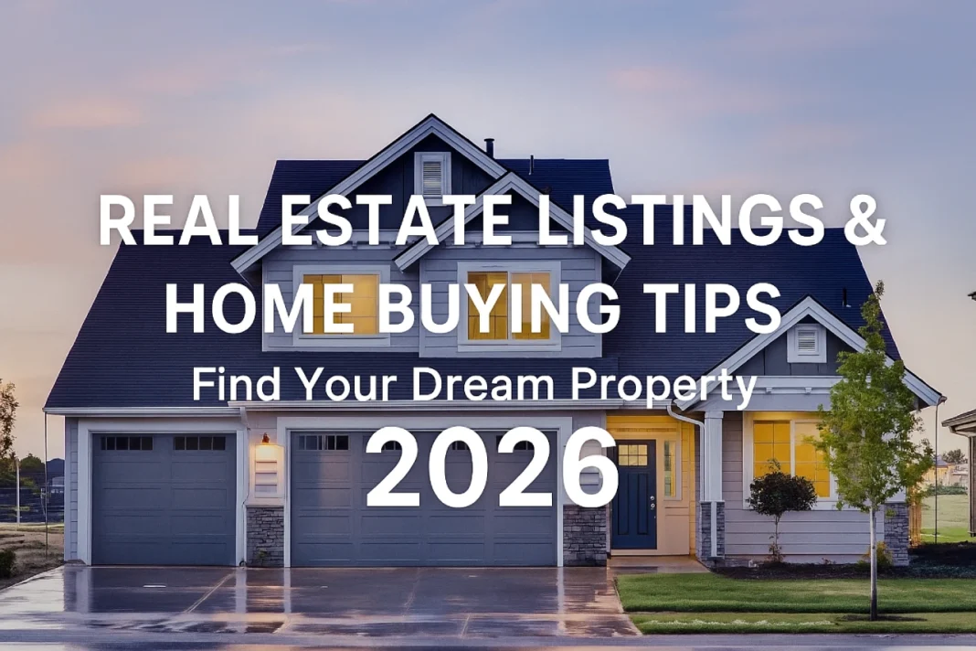 Real Estate Listings & Home Buying Tips – Find Your Dream Property 2026