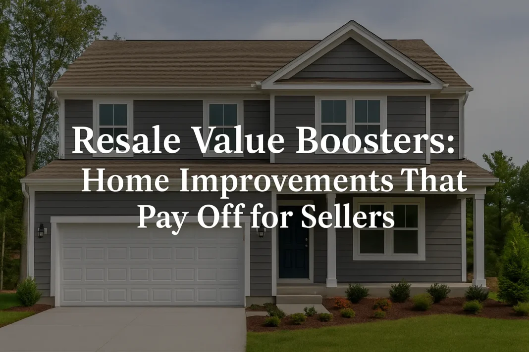 Resale Value Boosters: Home Improvements That Pay Off for Sellers