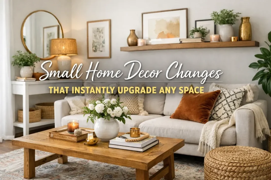 Small Home Decor Changes That Instantly Upgrade Any Space