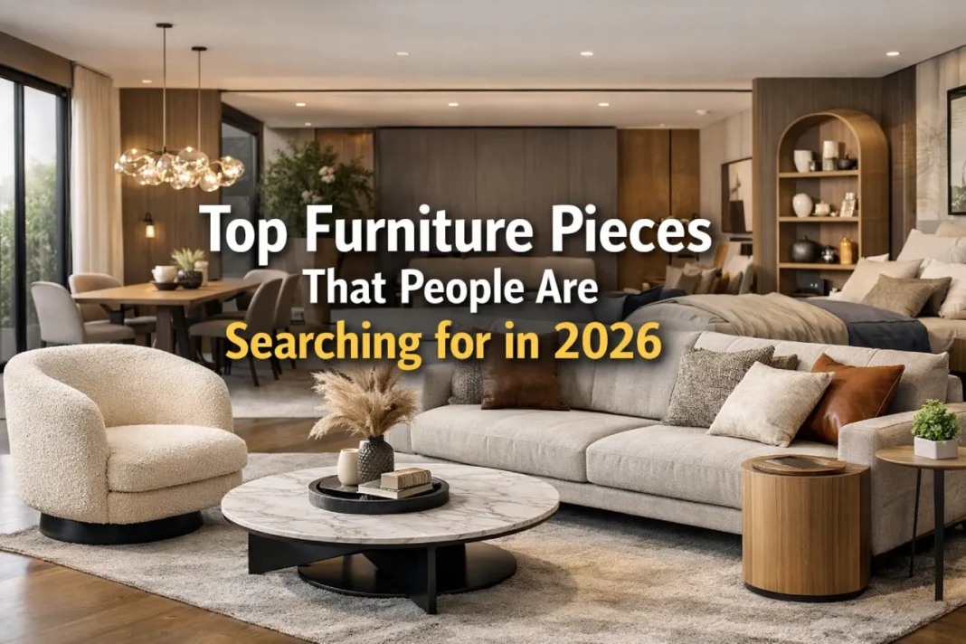 Top Furniture Pieces That People Are Searching for in 2026