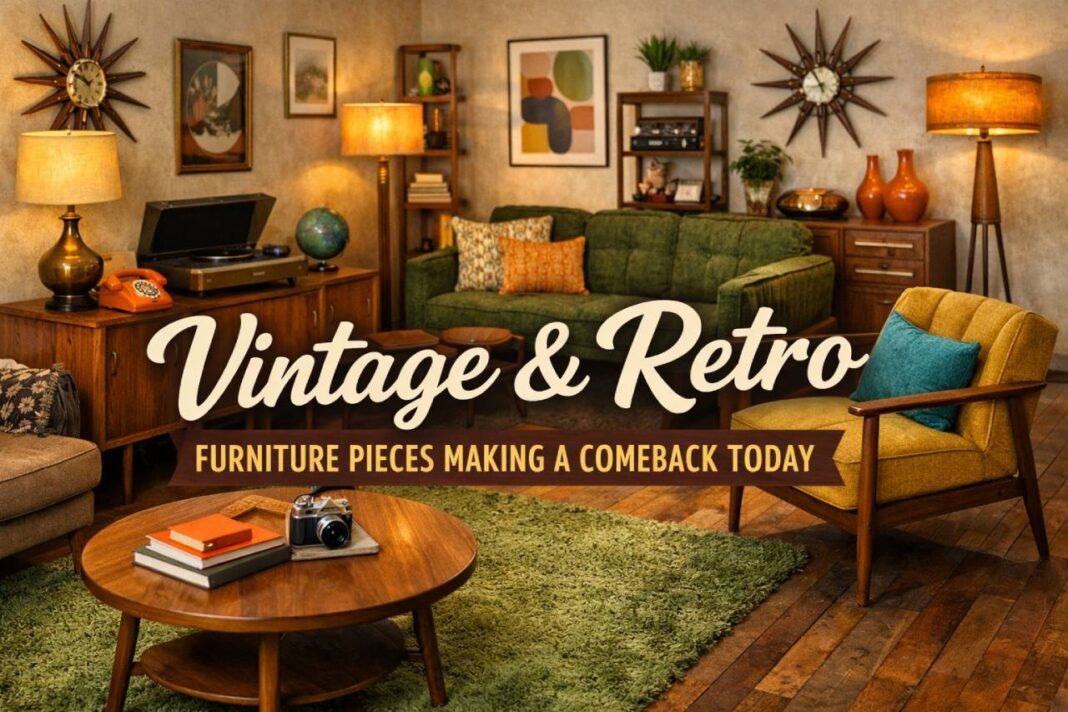 Vintage & Retro Furniture Pieces Making a Comeback Today
