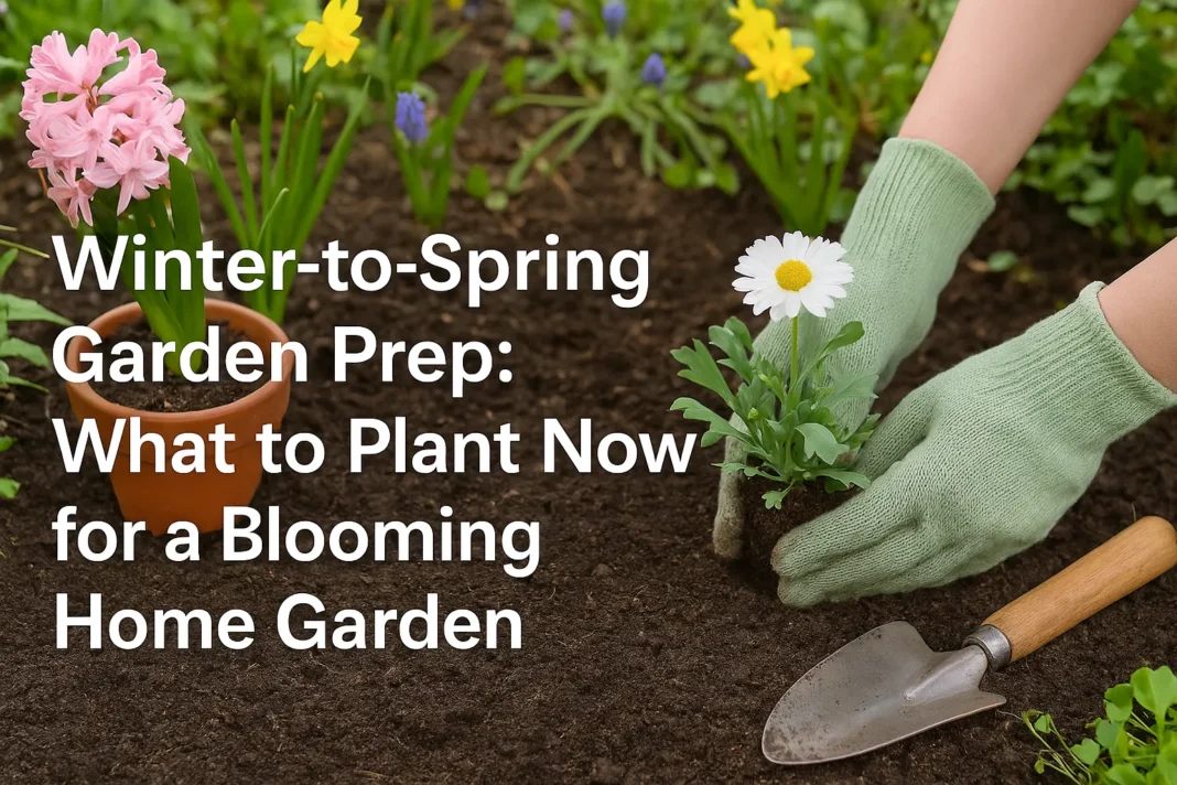 Winter-to-Spring Garden Prep: What to Plant Now for a Blooming Home Garden