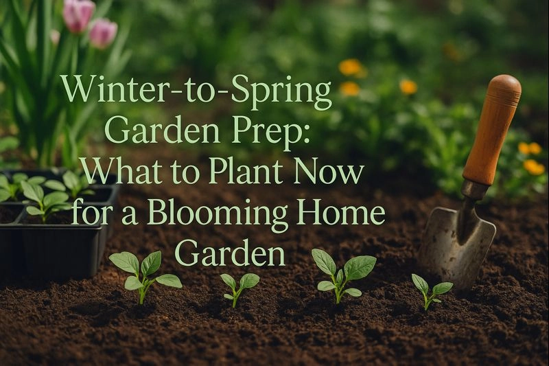 Winter-to-Spring Garden Prep: What to Plant Now for a Blooming Home Garden