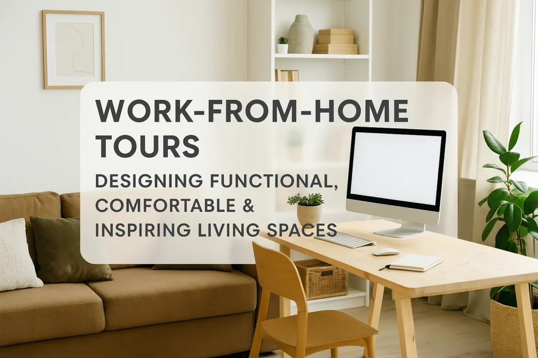 Work-from-Home Tours: Designing Functional, Comfortable & Inspiring Living Spaces